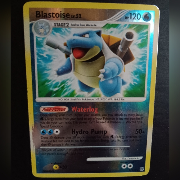 Blastoise Pokemon Card - Secret Wonders - 2/132 Rare Reverse Holo - Picture 2 of 10